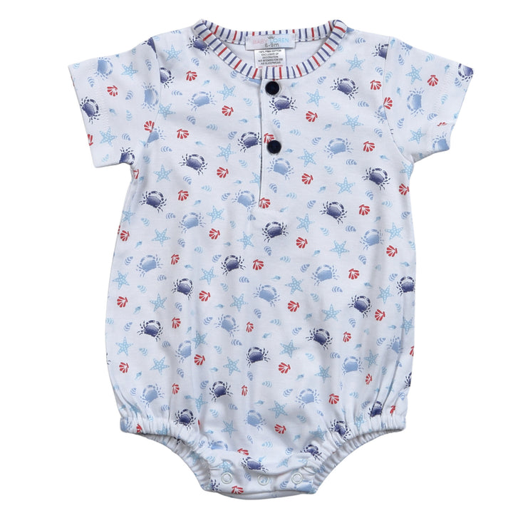 Baby Loren Blue Crabs and Stars Bubble