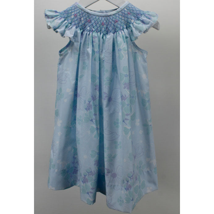 Charming Little One Beautiful Blue Garden Zoey Dress