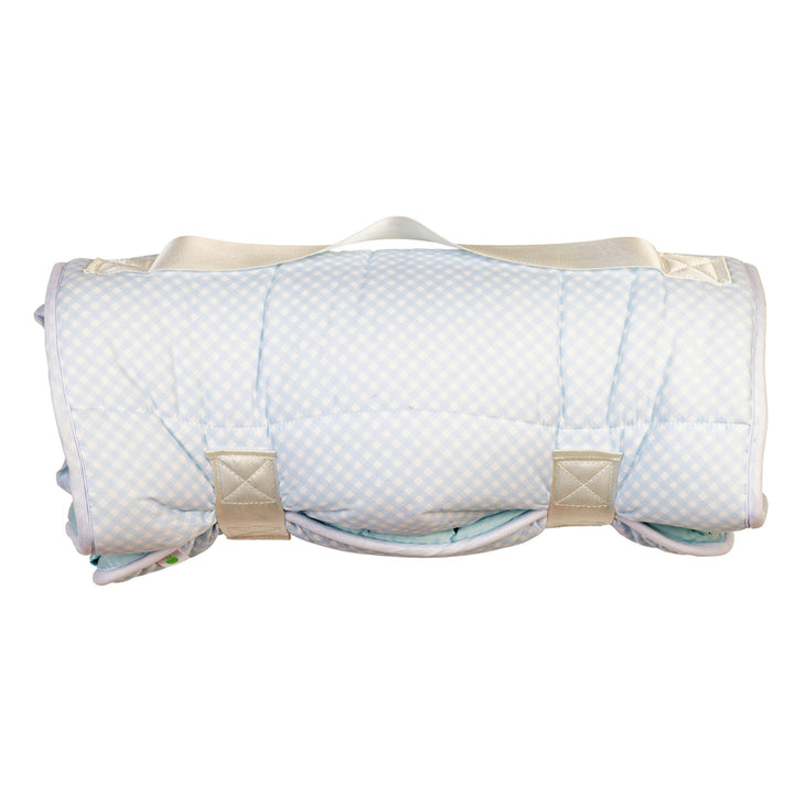 Blue Gingham Nap Mat by Apple of My Isla