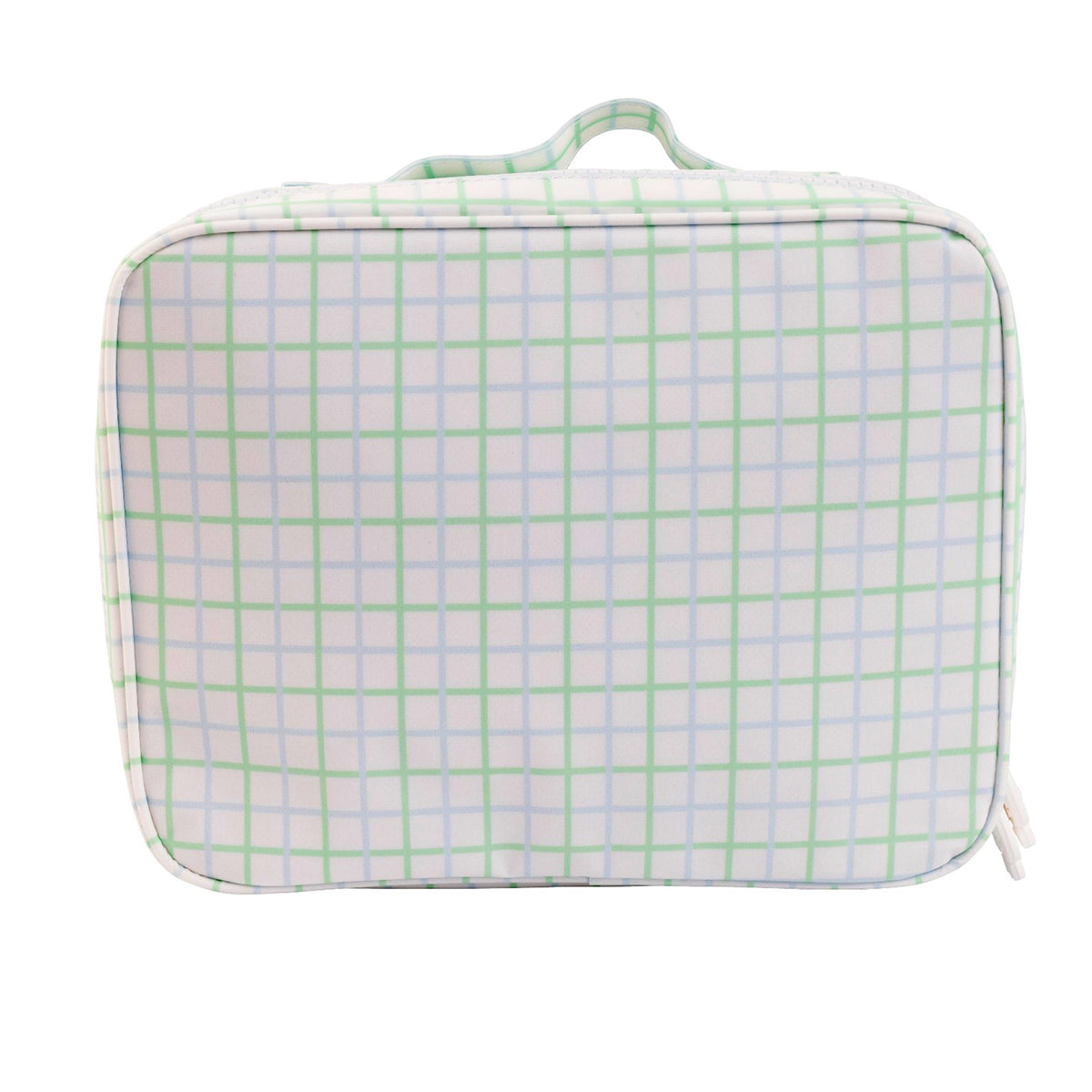 Apple of My Isla Lunch Box - Green / Blue Windowpane