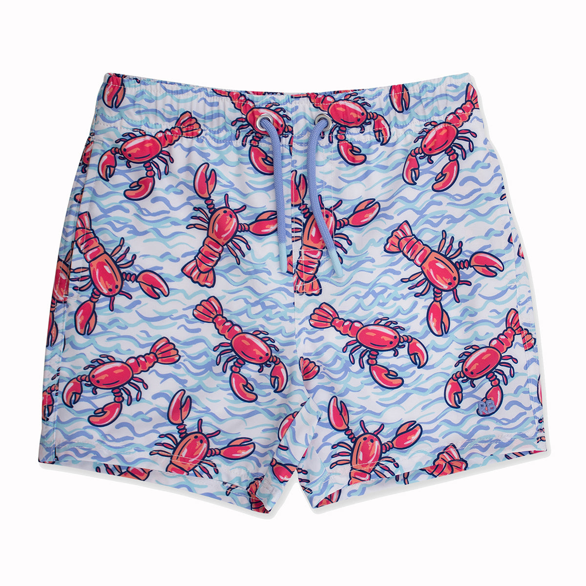 Blue Lobster Lagoon Performance Swim Trunks by RuggedButts