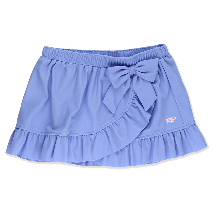 Periwinkle Blue Swim Bow Skirt Cover-Up by RuffleButts