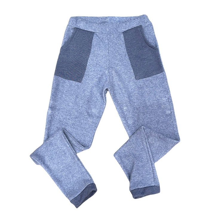 Blue Sherpa Jogger Pants by Area Code 407