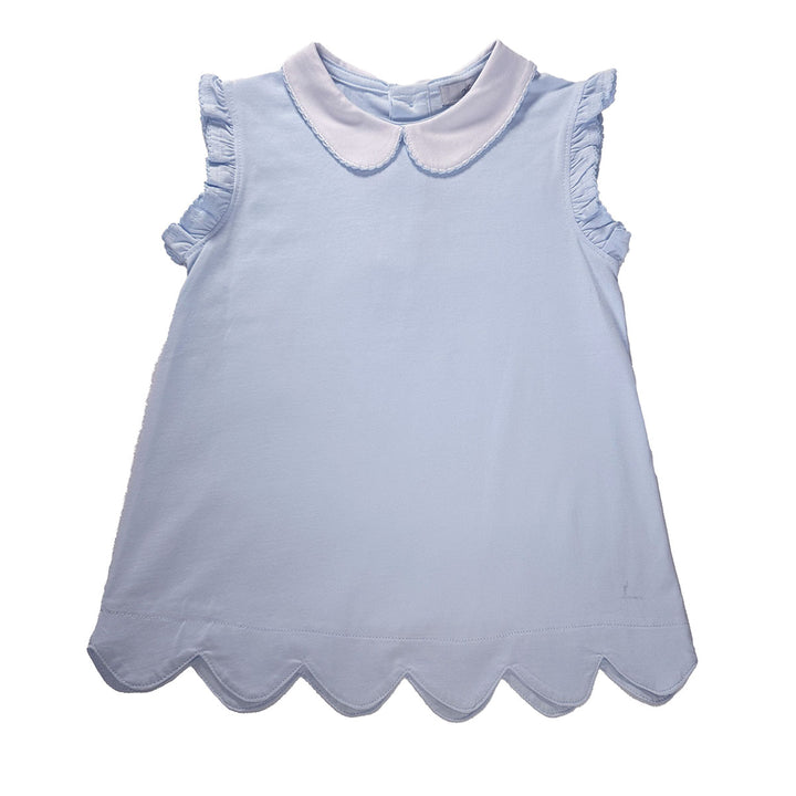 Blue Sleeveless Top by Ishtex