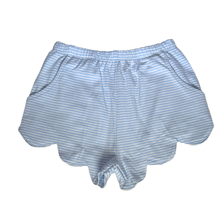 Blue Stripe Shorts by Ishtex