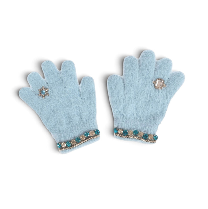 Blue Boujee Bijou Gloves by Great Pretenders
