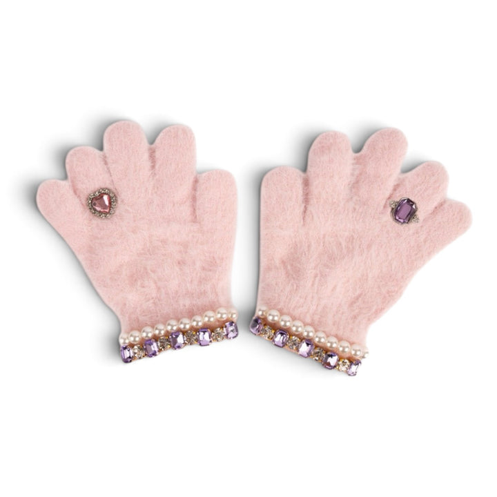 Pink Boujee Bijou Gloves by Great Pretenders