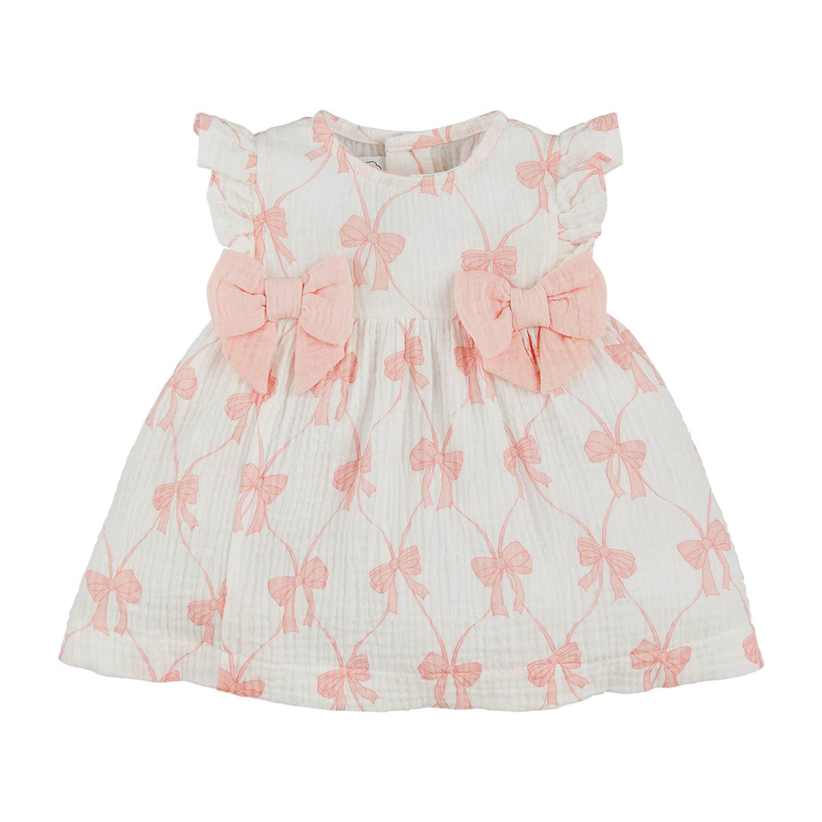 Bow Print Dress by Mud Pie