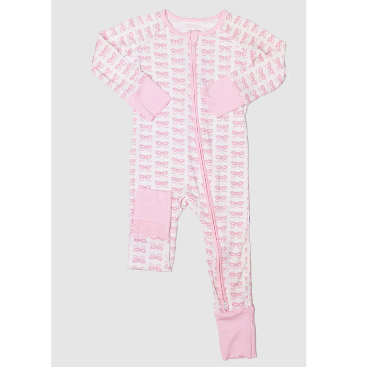 Bow Sleep Romper by The Uptown Baby