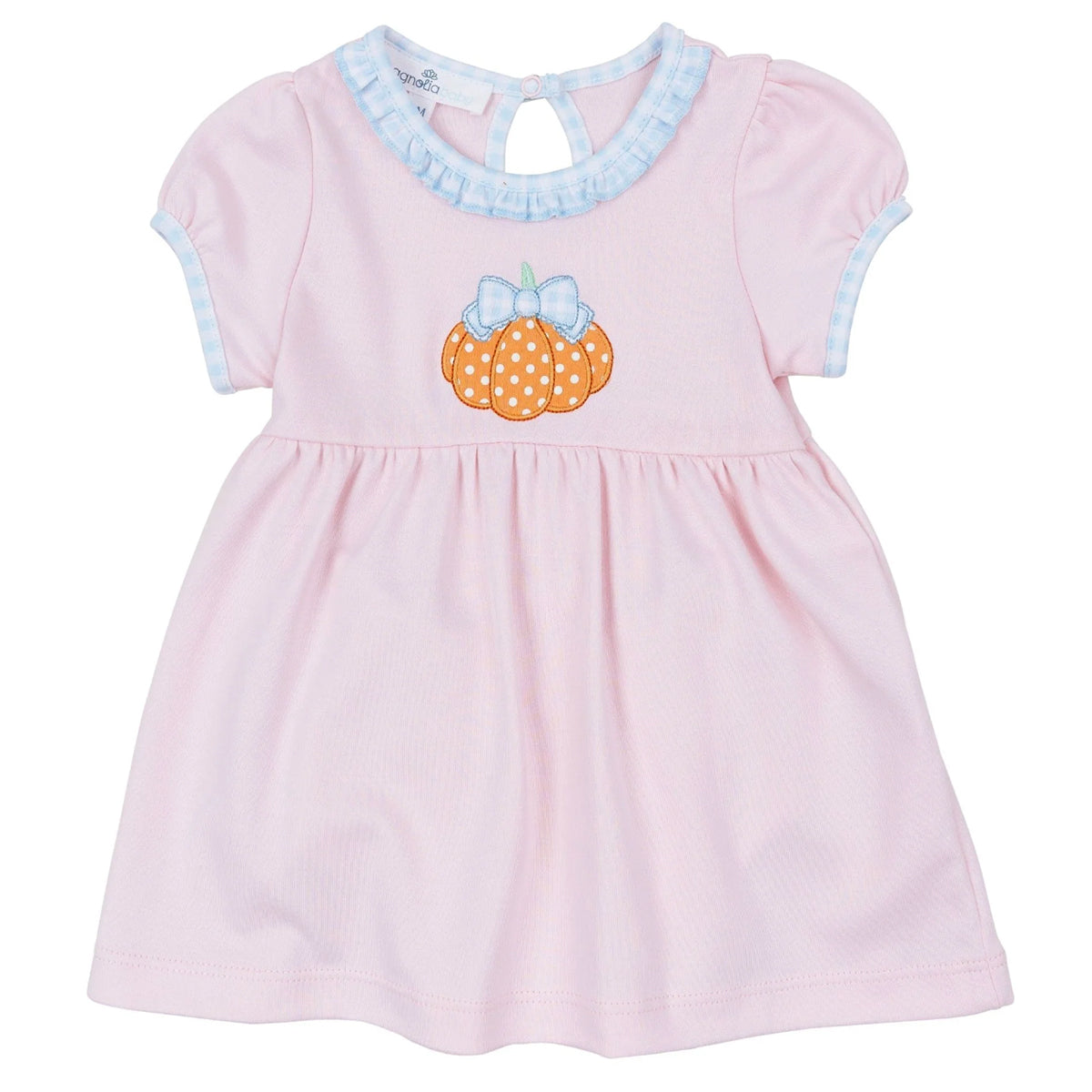 Bowtique Pumpkin Applique Dress by Magnolia Baby