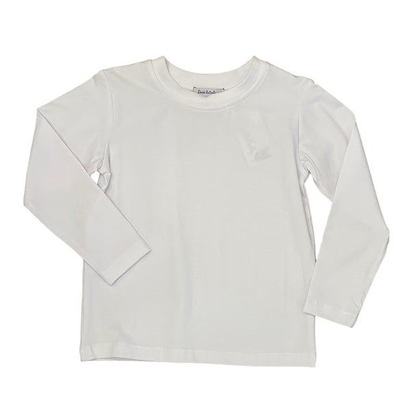Purple Butterfly Boy's Long-Sleeve White Tee with Free Custom Embroidery