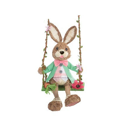 Decorative Easter Bunnies at Play