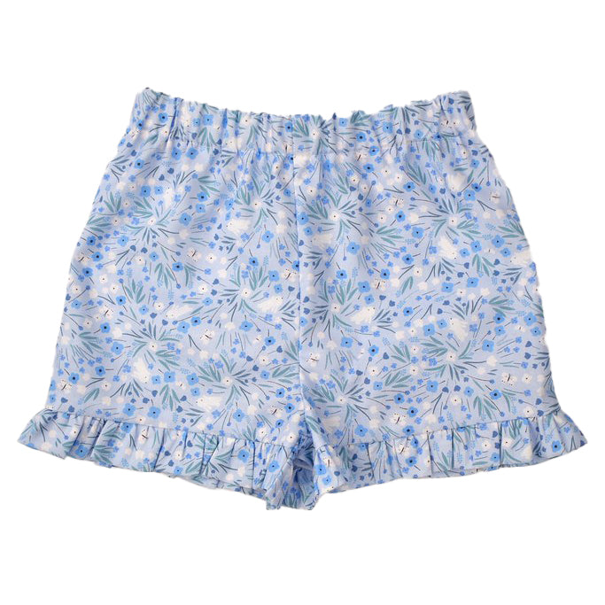 Bunny Print Ruffle Shorts by Funtasia Too