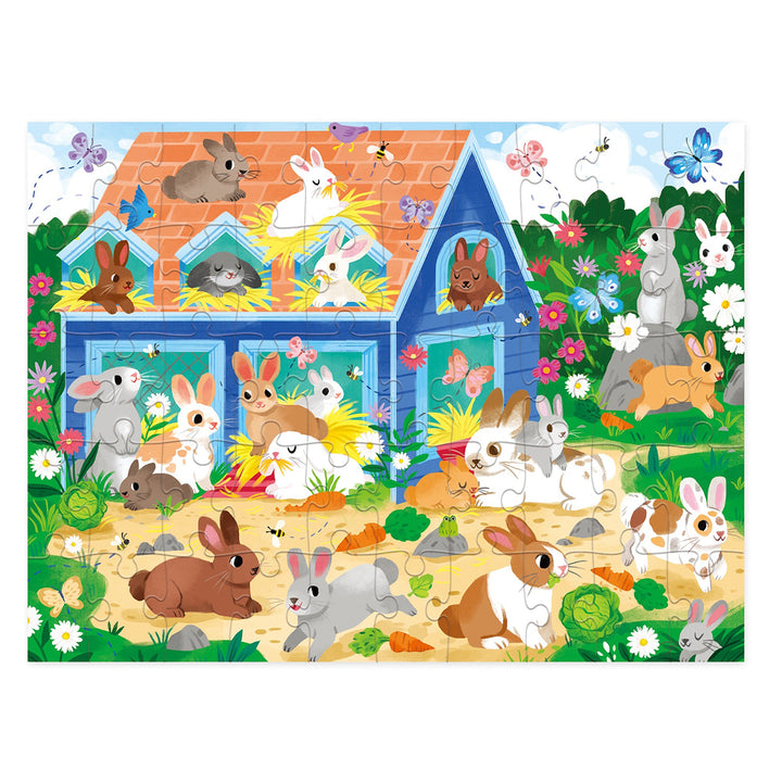 Crococile Creek Bunny House 50-Piece Puzzle