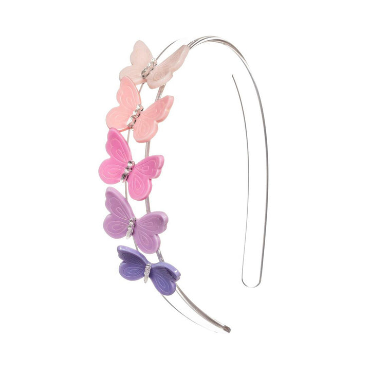 Lilies & Roses Butterflies (Purple Shades) Headband