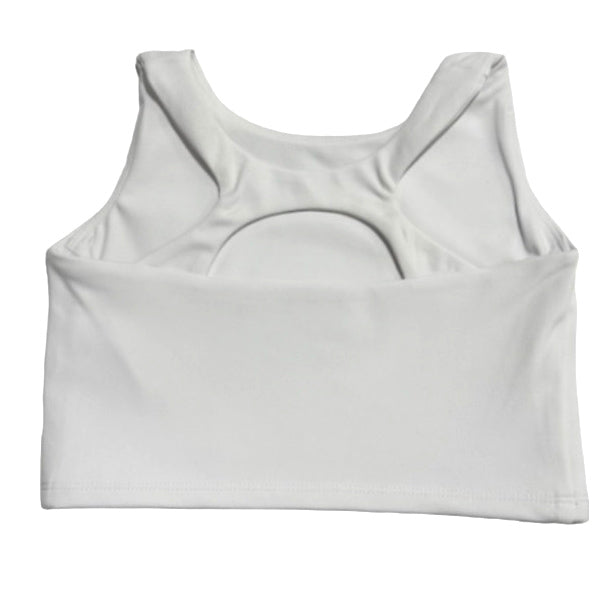 White Active Cami Top by LuLu BeBe