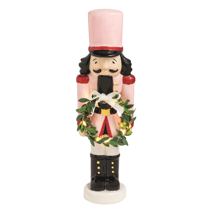 Pink Nutcracker Light-Up Sitter by Mud Pie