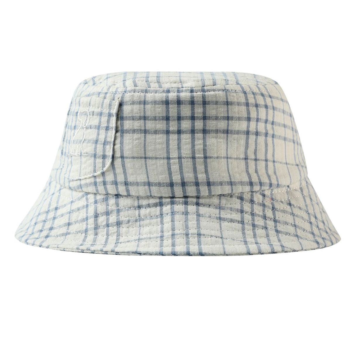 Chambray / Cream Plaid Bucket Hat by Me & Henry