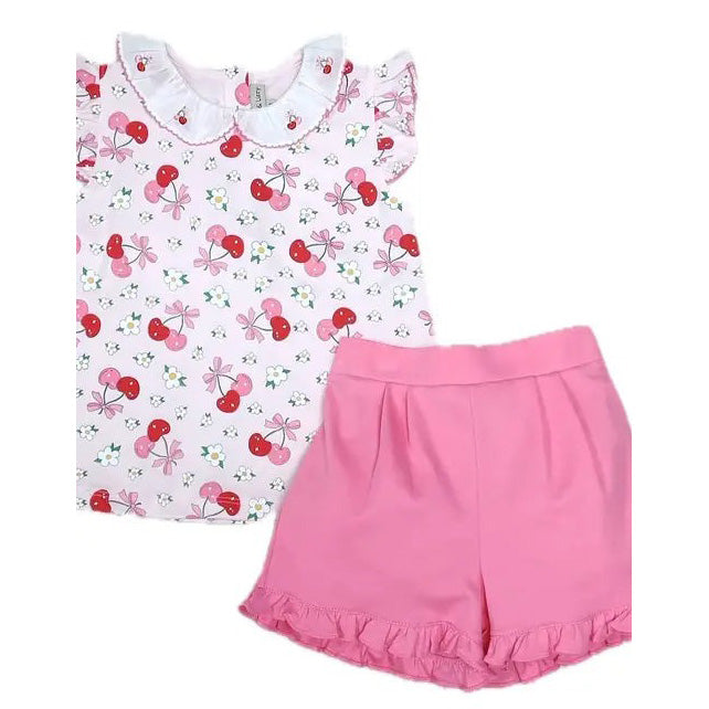 Cherries Short Set by Marco & Lizzy