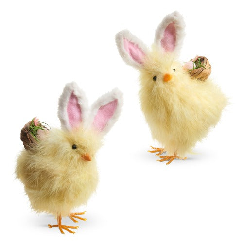 RAZ 9" Chicks with Bunny Ears