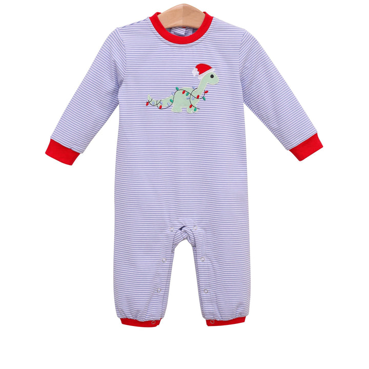 Christmas Dino Romper by Trotter Street Kids