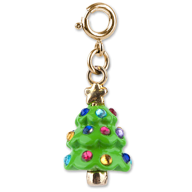 Gold Christmas Tree Charm by Charm It!