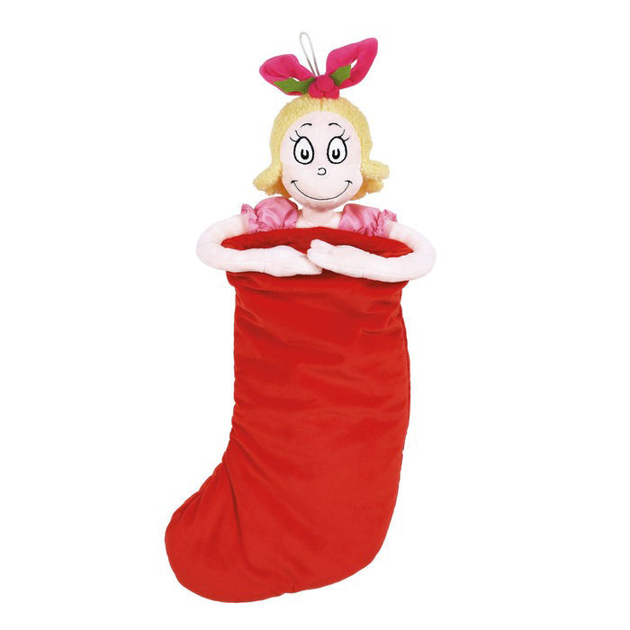 Cindy Lou Who Grinch Plush Christmas Stocking