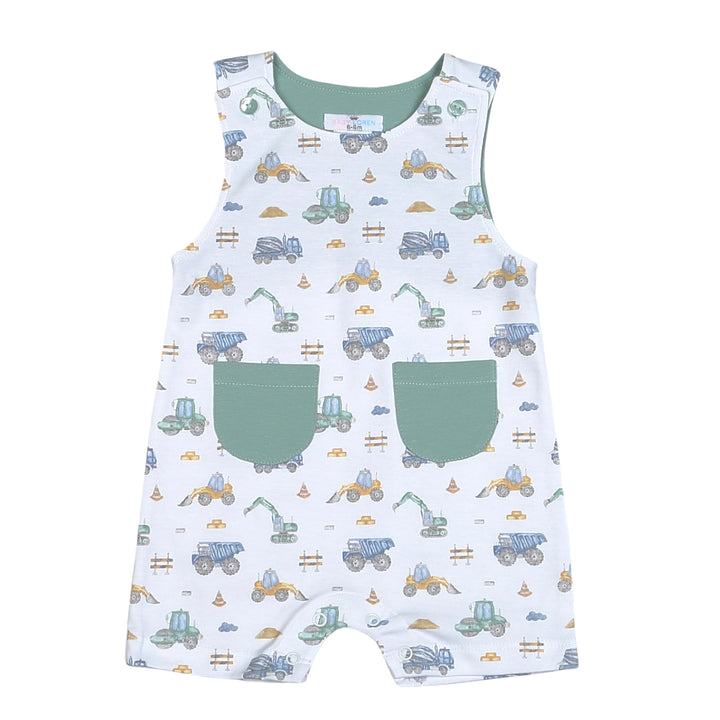 Construction Zone Pima Romper by Baby Loren