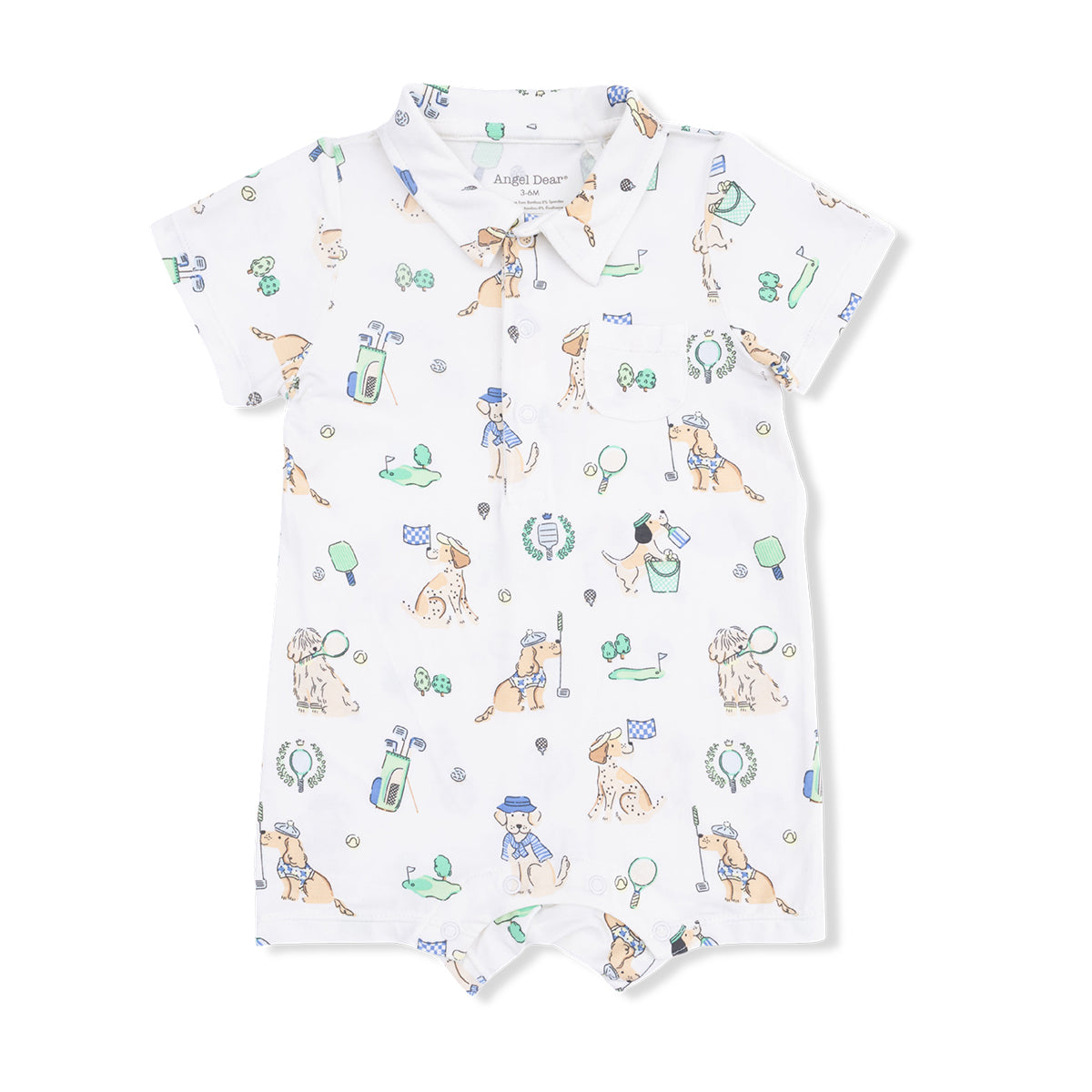 Country Club Dogs Polo Shortie by Angel Dear