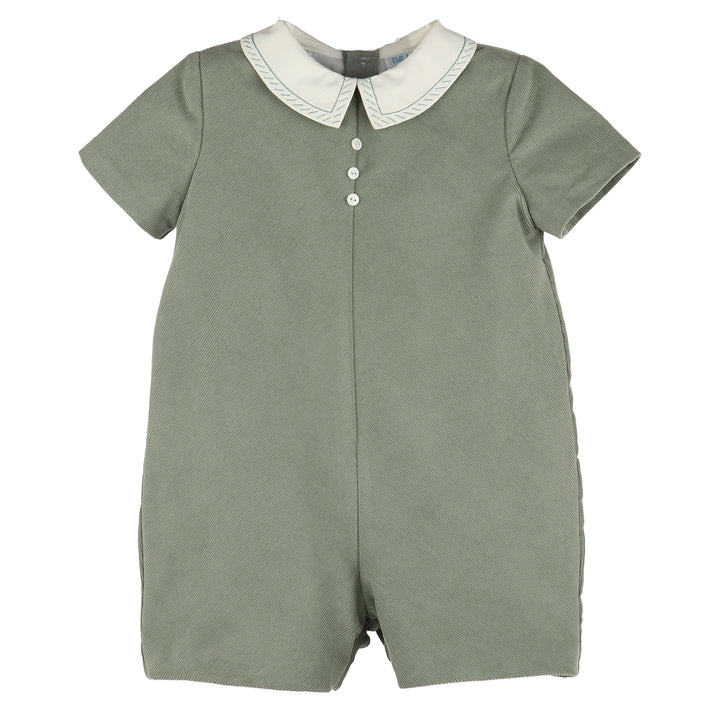 Green Corduroy Boy Bubble by Luli & Me