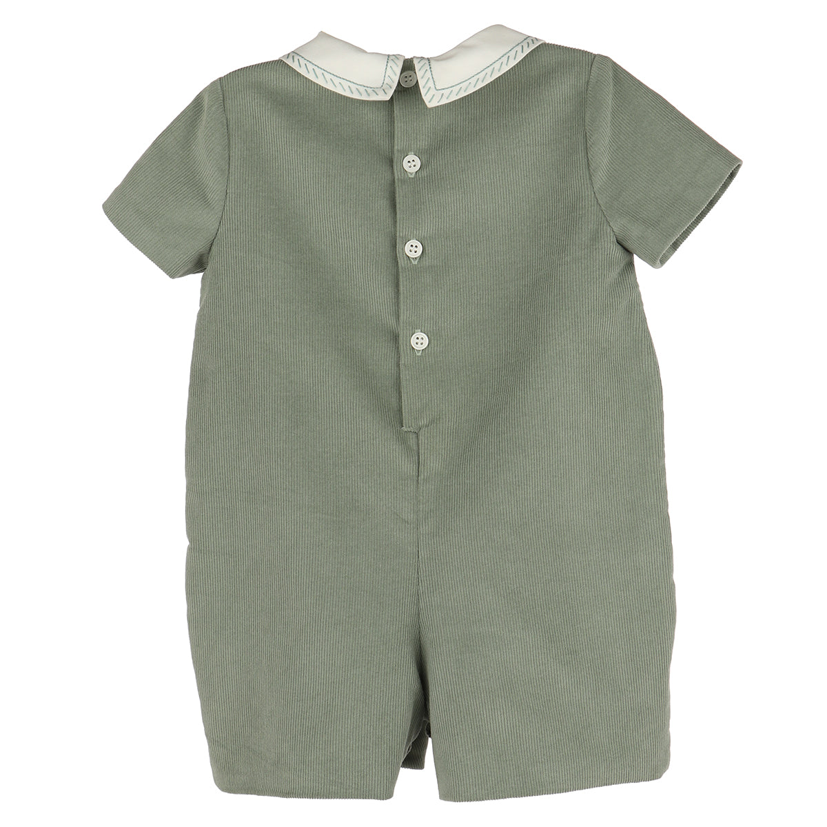 Green Corduroy Boy Bubble by Luli & Me
