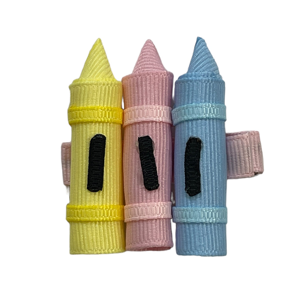 Crayons Sculpture Bow - Pastel