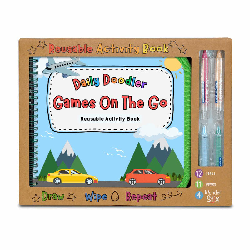 Daily Doodler Games on the Go Activity Book