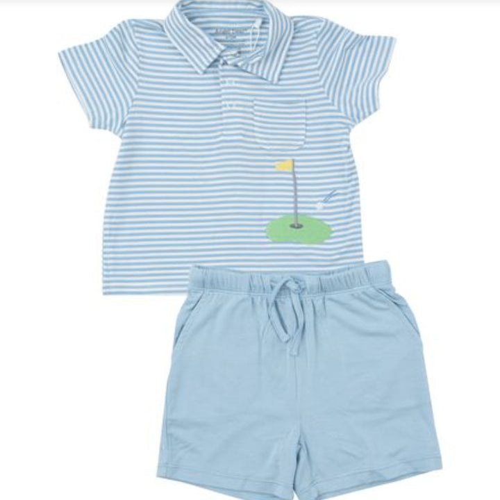 Angel Dear Golf Polo Shirt & Short Set