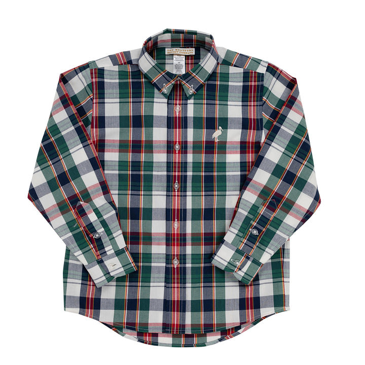 Field Park Plaid Dean's List Dress Shirt by The Beaufort Bonnet Company