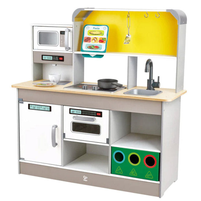Hape Deluxe Kitchen with Fun Fan Stove (Age 3+)