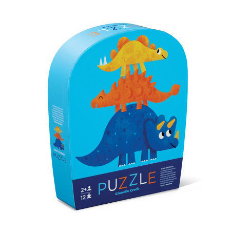 Crocodile Creek Dino Friends 12-Piece Puzzle (Age 2+)