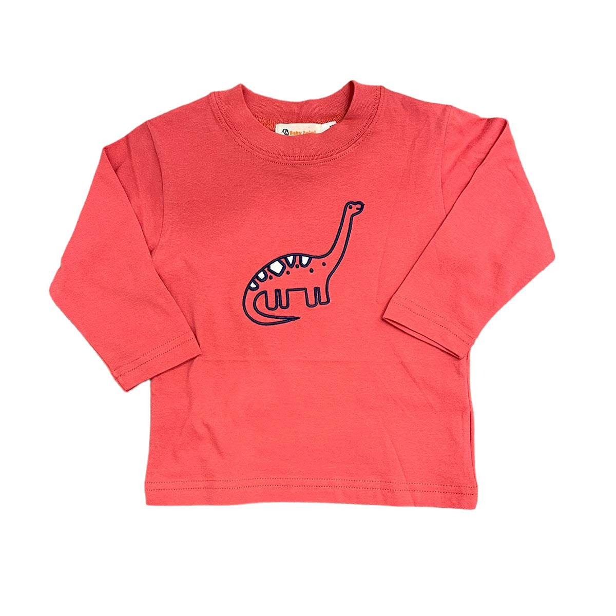 Brontosaurus Red Long Sleeve Shirt by Luigi