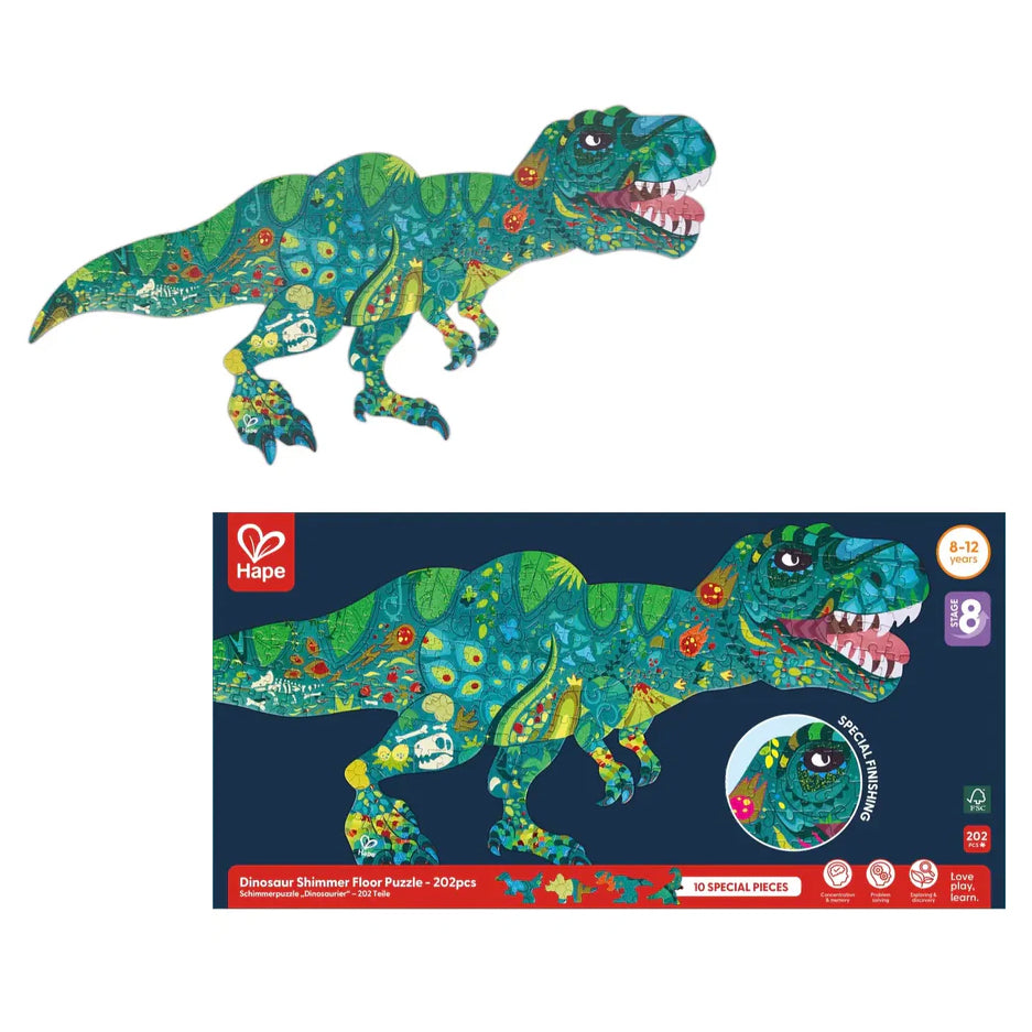 Dinosaur Shimmer Floor Puzzle by Hape