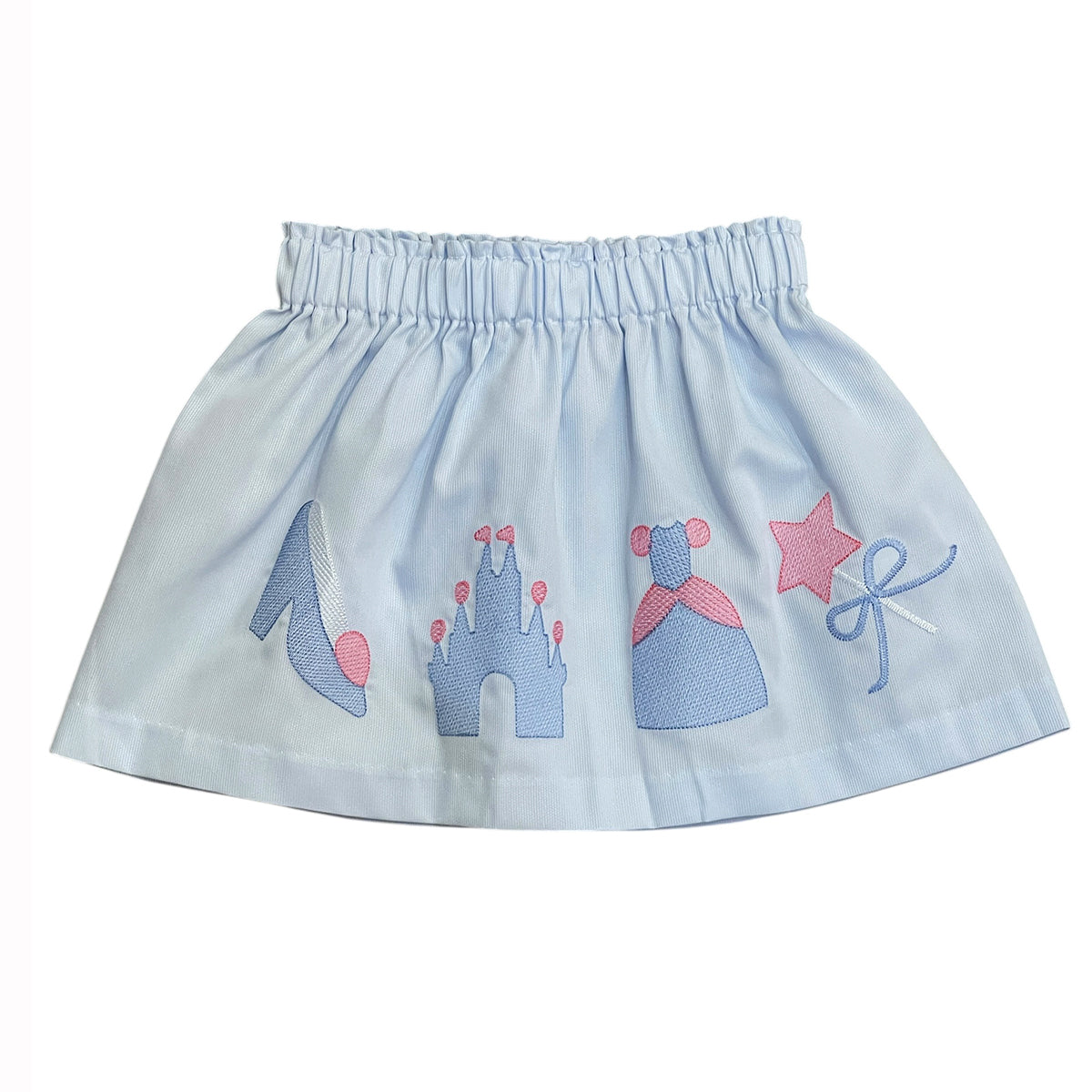 Disney Castle Embroidered Skirt by LuLu BeBe