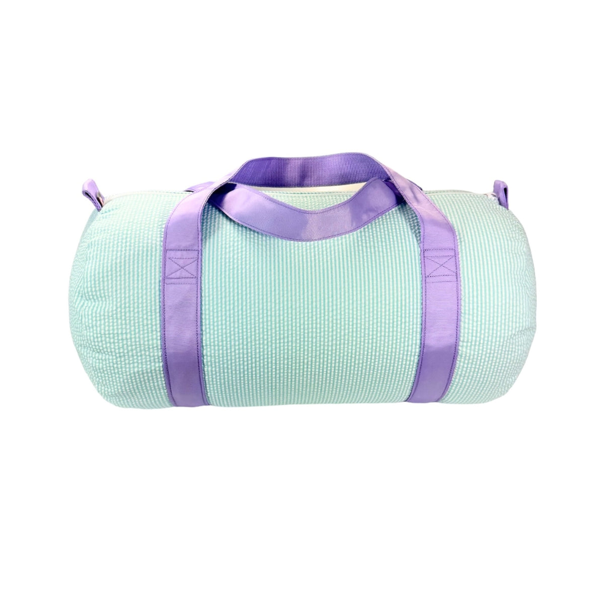 Mint Medium Seersucker Duffel - 9 Colors