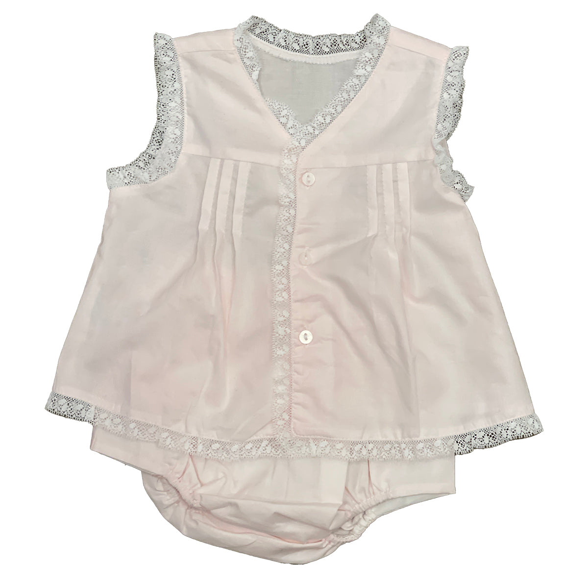 Pink Dylan Girl's Bloomer Set by Baby Sen