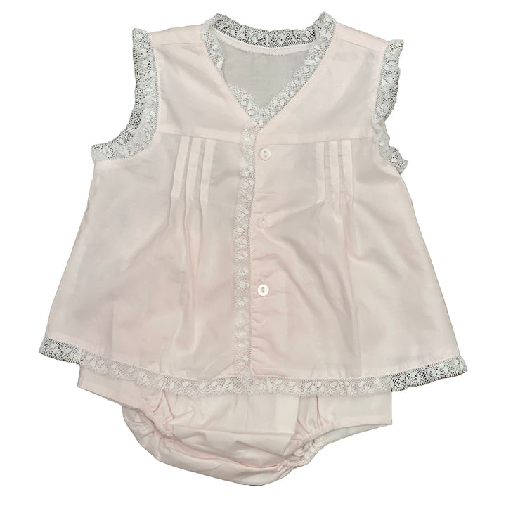 Pink Dylan Girl's Bloomer Set by Baby Sen