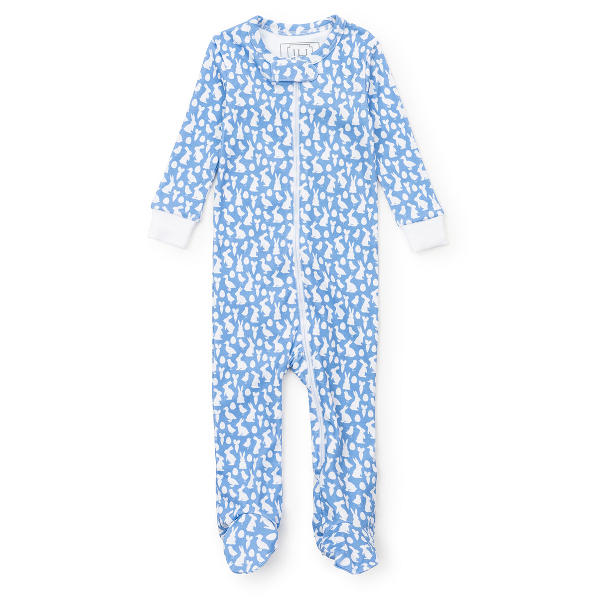 Easter Blue Parker Zipper Pajamas by Lila + Hayes