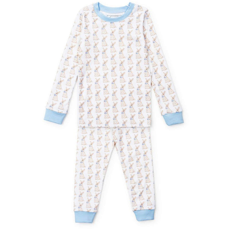 Easter Bunnies Blue Grayson Pajamas Set by Lila & Hayes