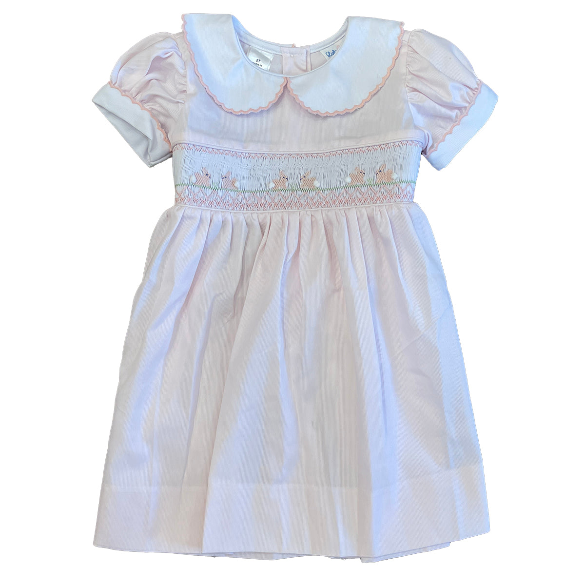 Easter Bunnies Smocked Dress by LuLu BeBe