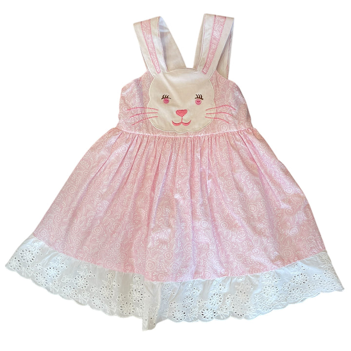 Easter Bunny Face Dress by Cotton Kids