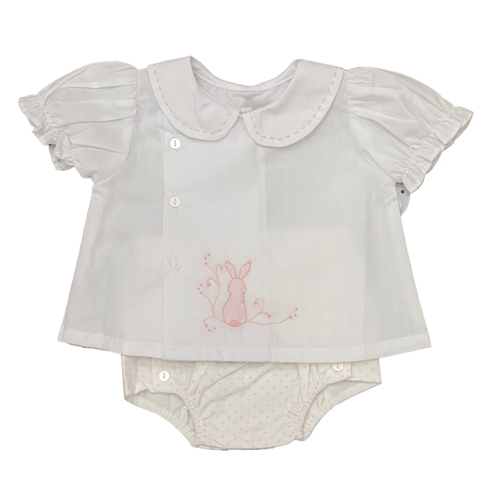 Easter Bunny Riley Girl's Bloomer Set by Baby Sen