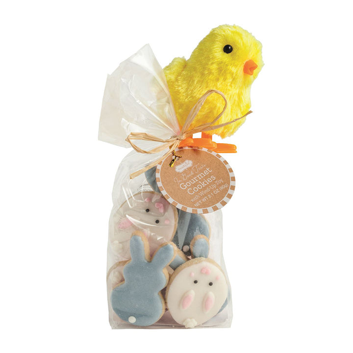 Yellow Chick Easter Gourmet Cookies & Toy Set