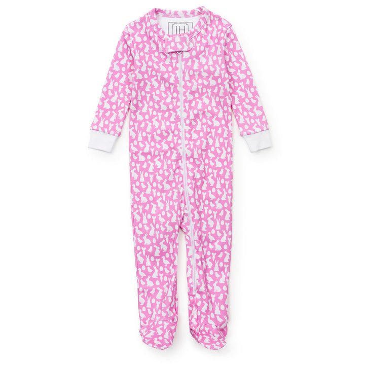 Easter Pink Parker Zipper Pajamas by Lila + Hayes